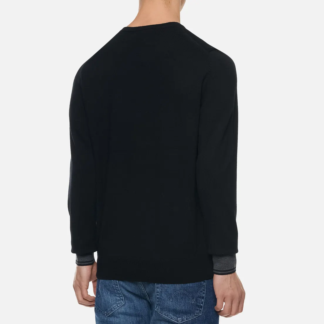 Fred Perry Мужской свитер Contrast Cuff Crew Neck