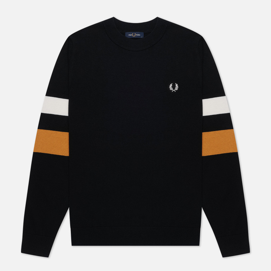 Мужской свитер Fred Perry Tipped Sleeve Black