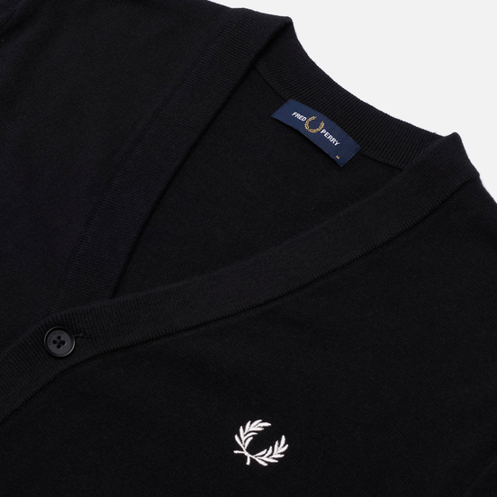 Мужской кардиган Fred Perry Tipped Sleeve Black