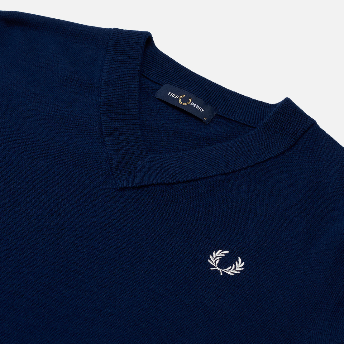 Fred Perry Мужской свитер Tipped Sleeve V-Neck