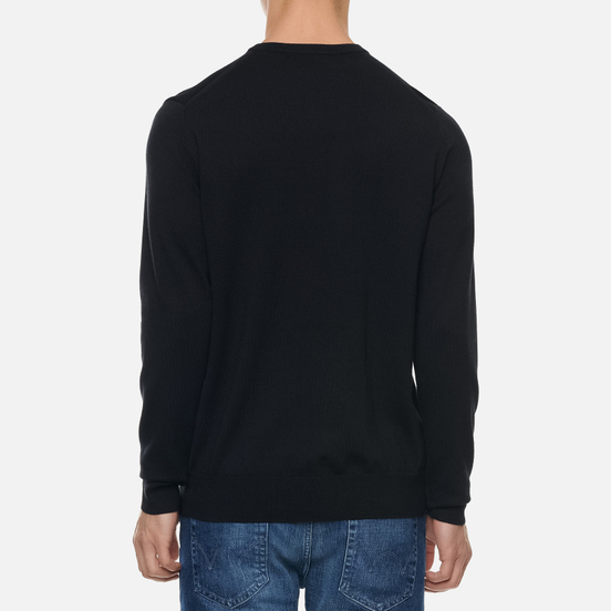 Мужской свитер Fred Perry Classic Crew Neck Black/White