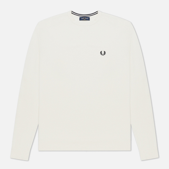 Мужской свитер Fred Perry Classic Crew Neck Ecru