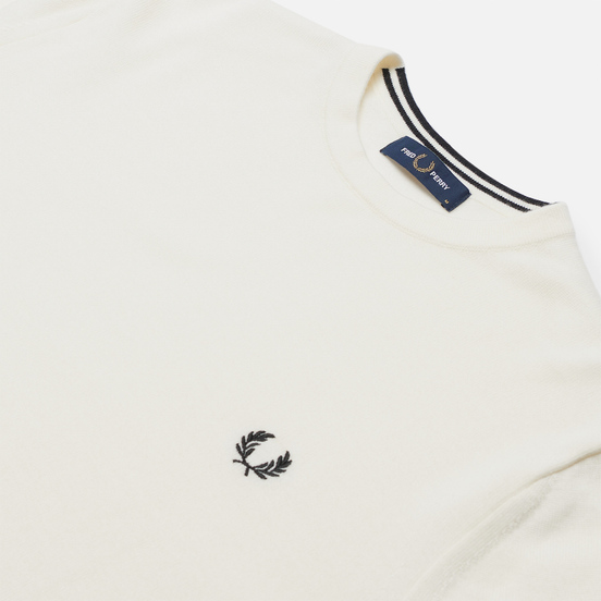 Мужской свитер Fred Perry Classic Crew Neck Ecru