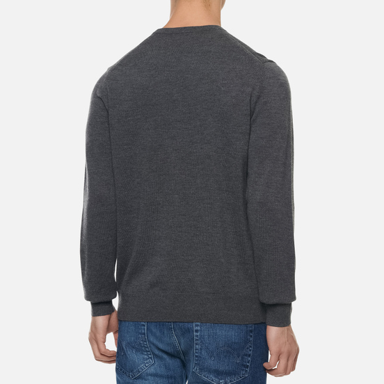 Мужской свитер Fred Perry Classic Crew Neck Graphite Marl