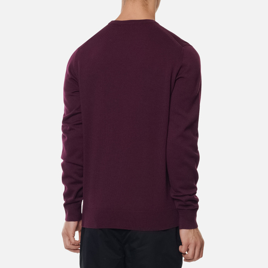 Мужской свитер Fred Perry Classic Crew Neck Rich Mahogany