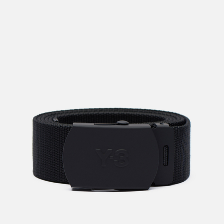 Ремень Y-3 Classic Logo Metal Buckle, цвет чёрный, размер L