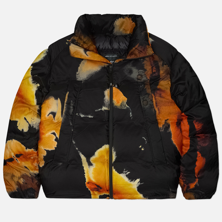 Мужской пуховик Y-3 Graphic Amber Ink Puffer PrimaLoft, цвет чёрный, размер L