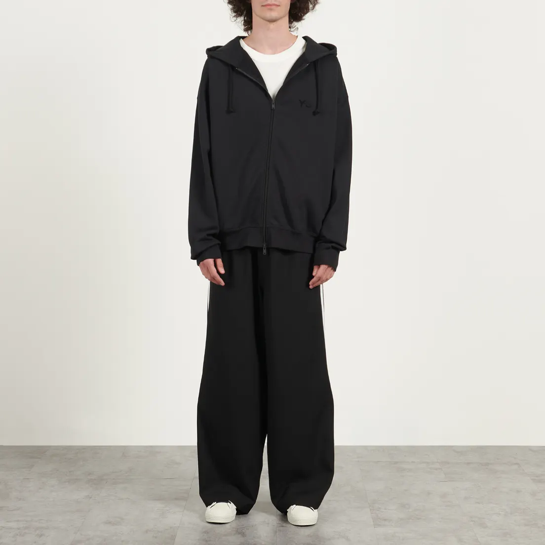 Y-3 Мужская толстовка Brushed Terry Full Zip Hoodie