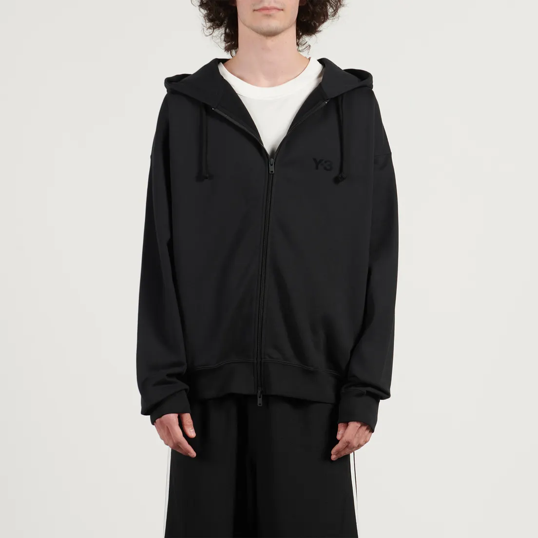 Y-3 Мужская толстовка Brushed Terry Full Zip Hoodie