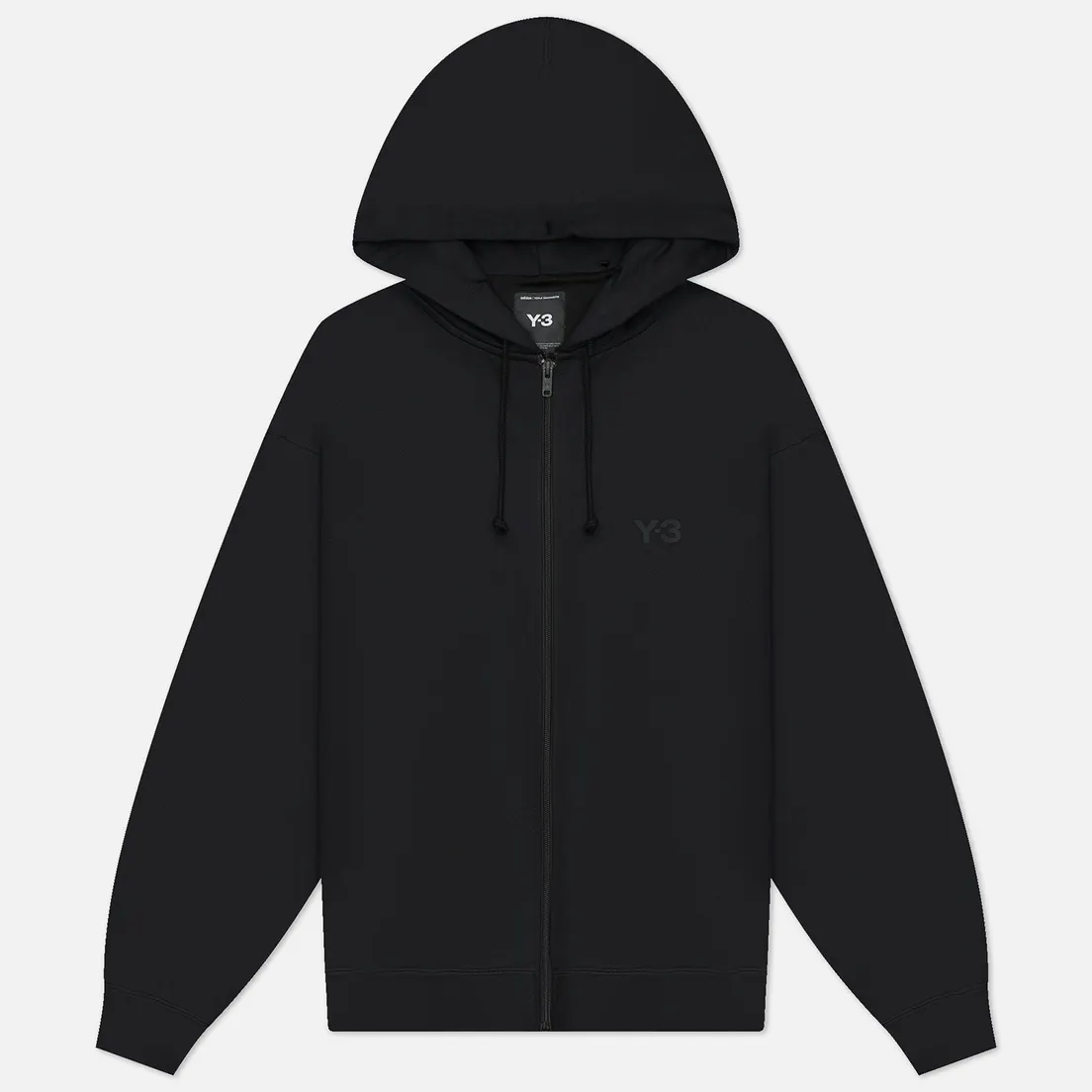 Y-3 Мужская толстовка Brushed Terry Full Zip Hoodie