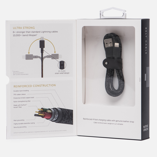 Кабель Native Union Belt Apple Lightning 1.2m Cosmos Black