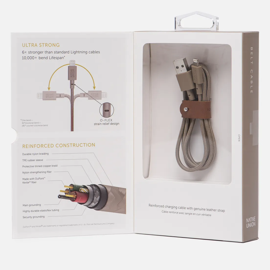 Native Union Кабель Belt Apple Lightning 1.2m