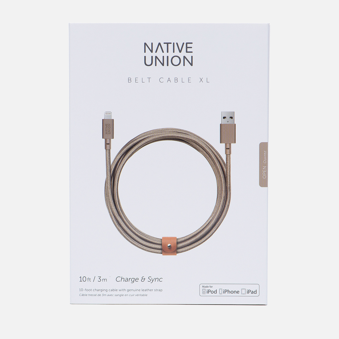 Native Union Кабель Belt Apple Lightning 3m
