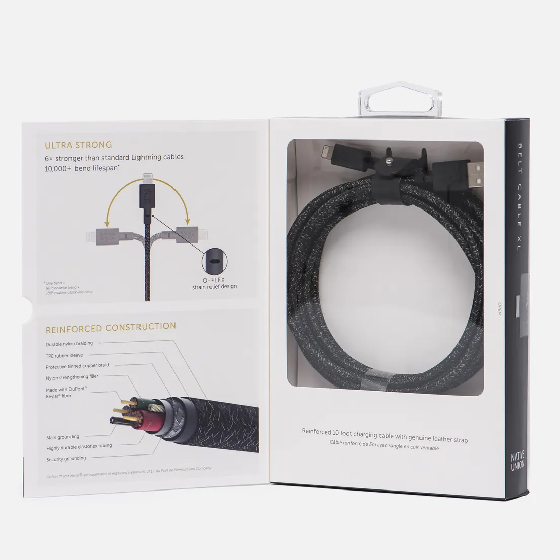 Native Union Кабель Belt Apple Lightning 3m