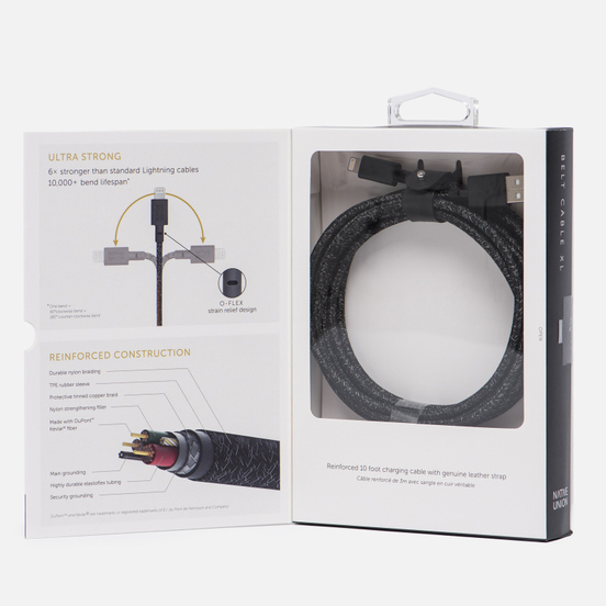 Кабель Native Union Belt Apple Lightning 3m Cosmos Black