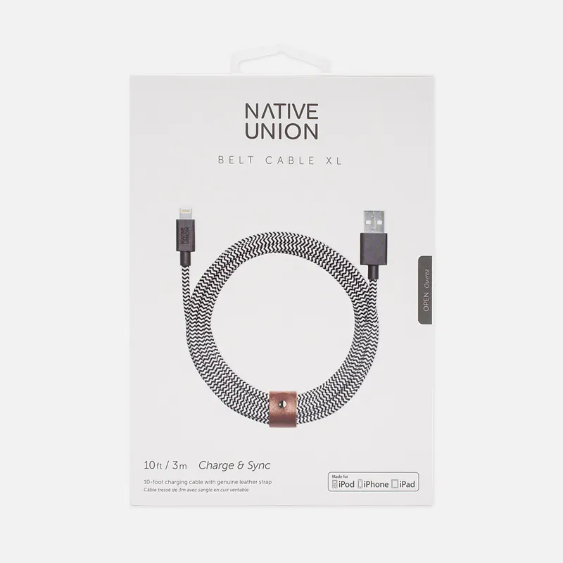 Native Union Кабель Belt Apple Lightning 3m