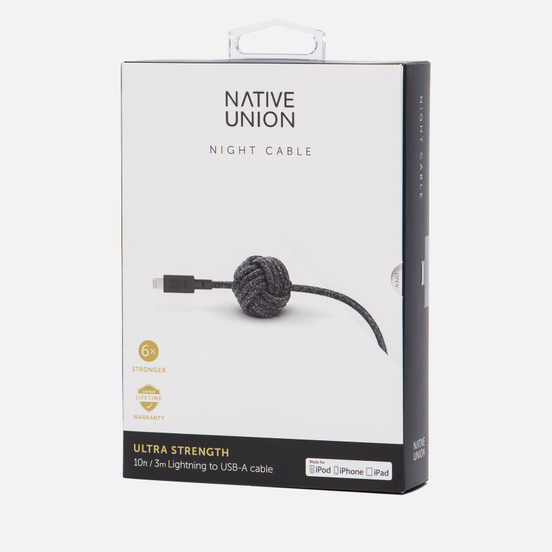 Кабель Native Union Night Apple Lightning 3m Cosmos Black