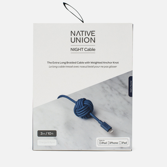 Кабель Native Union Night Apple Lightning 3m Marine