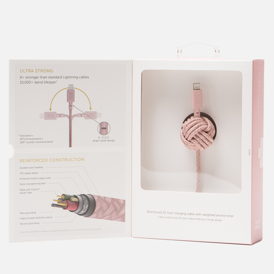 Кабель Native Union Night Apple Lightning 3m Rose