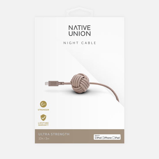 Кабель Native Union Night Apple Lightning 3m Taupe