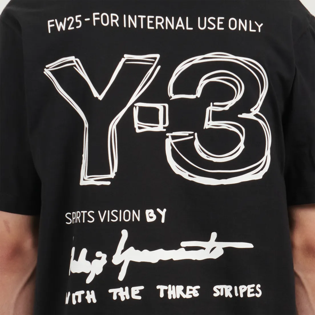 Y-3 Мужская футболка Graphic FW25 Back