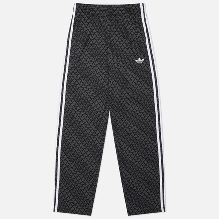 Мужские брюки adidas Originals Firebird Loose Monogram Track, цвет чёрный, размер S