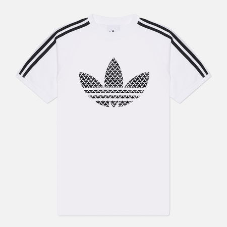 Мужская футболка adidas Originals Monogram 3-Stripes, цвет белый, размер XL