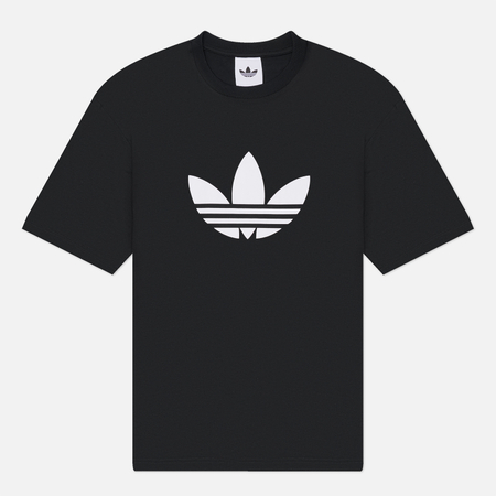 Мужская футболка adidas Originals Adicolor Trefoil, цвет чёрный, размер L