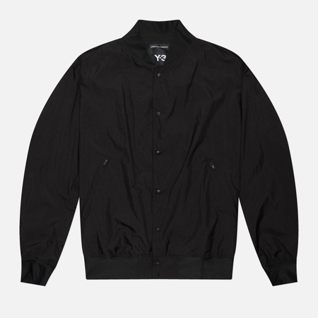 Мужская куртка бомбер Y-3 Collegiate, цвет чёрный