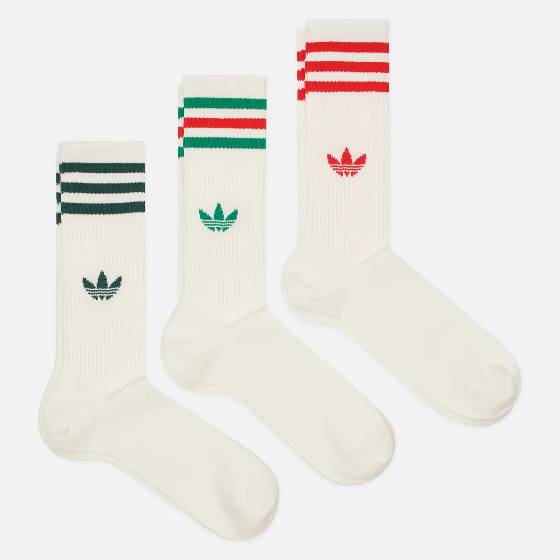 adidas Originals Комплект носков 3-Stripes High Crew 3-Pack