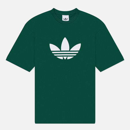 Мужская футболка adidas Originals Trefoil, цвет зелёный, размер L