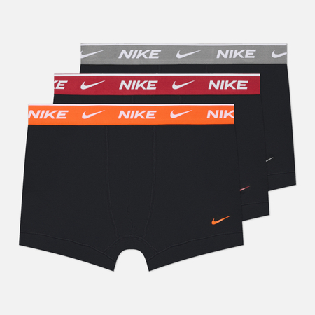 Комплект мужских трусов Nike Underwear Trunk 3-Pack, цвет чёрный, размер XXL