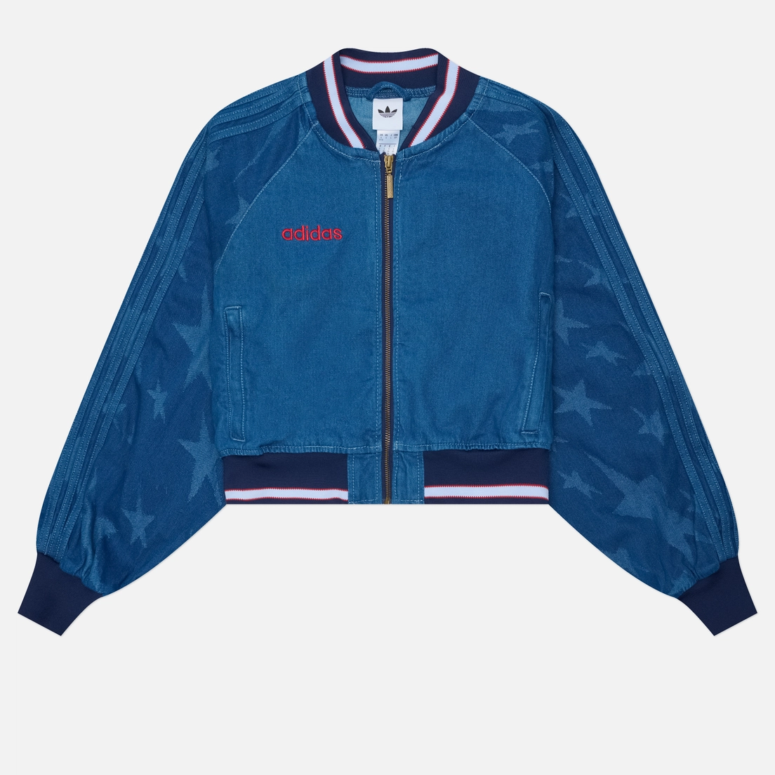 adidas Originals Женская куртка бомбер SST Denim Graphic Varsity