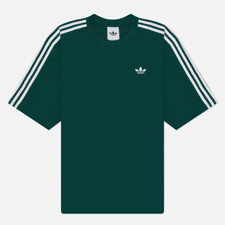 Мужская футболка adidas Originals Adicolor 3-Stripes Oversized, цвет зелёный, размер L