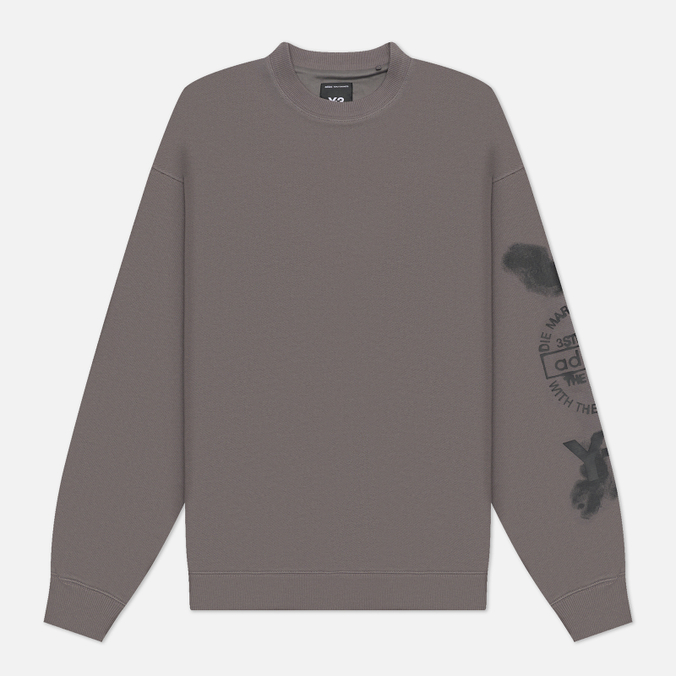 Мужская толстовка Y-3 Graphic Stacked Logo Crew