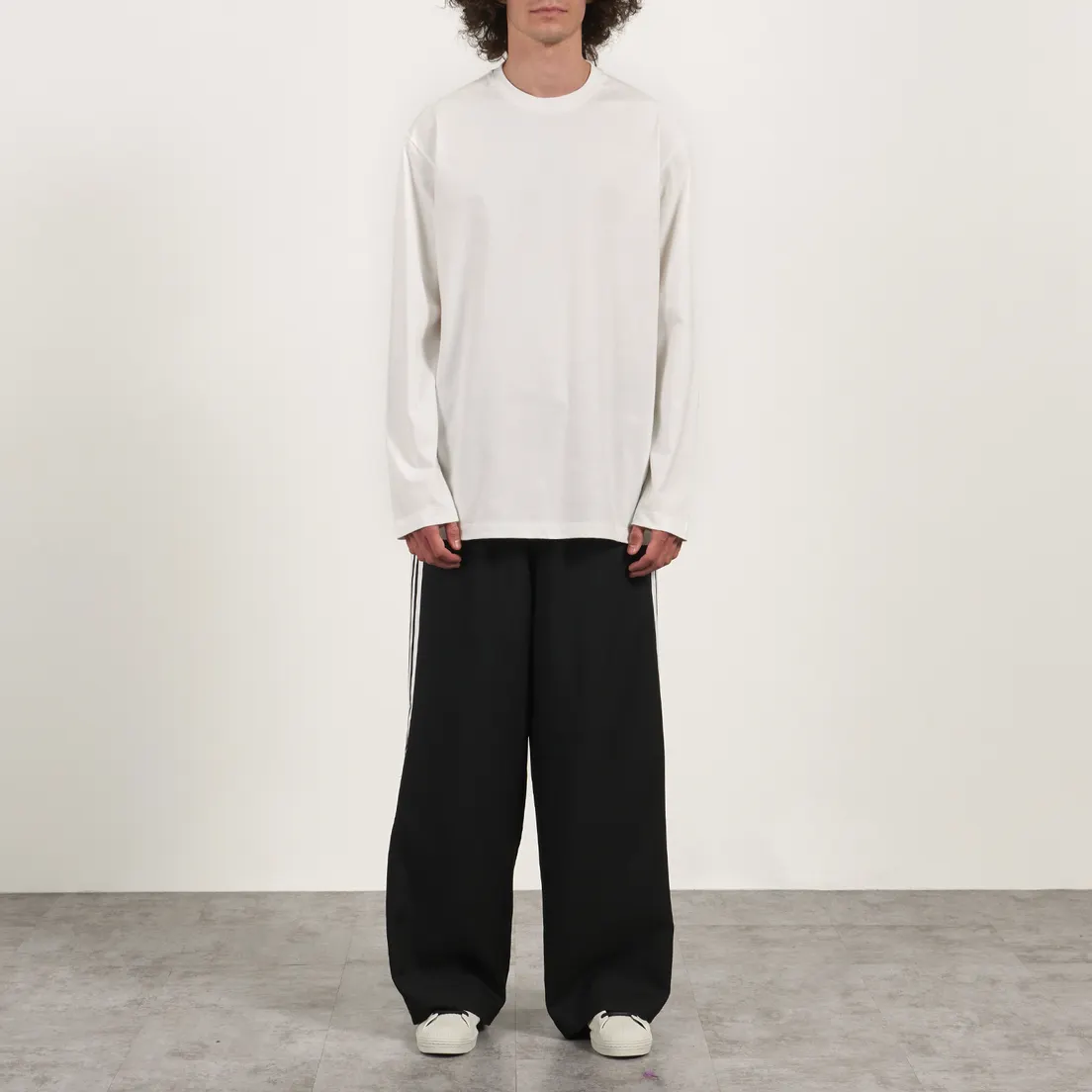 Y-3 Мужской лонгслив Graphic Stacked Logo