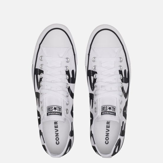 Кеды Converse Chuck Taylor All Star Low Peace White/Black Cherry/White