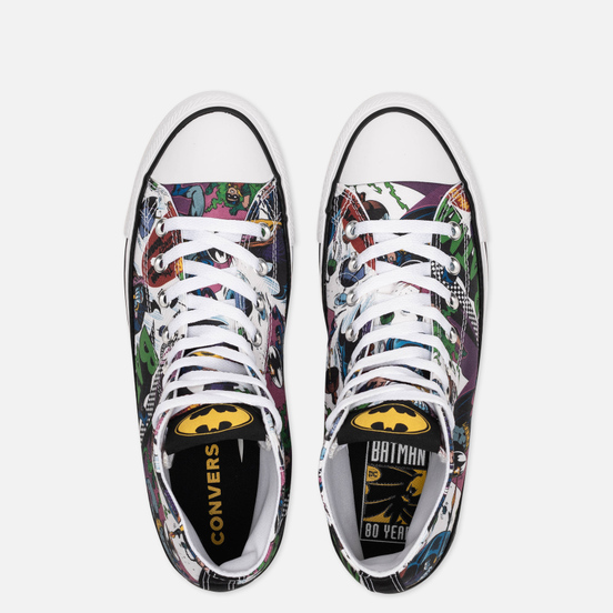 Мужские кеды Converse x Batman Chuck Taylor All Star High White/Black/Multi