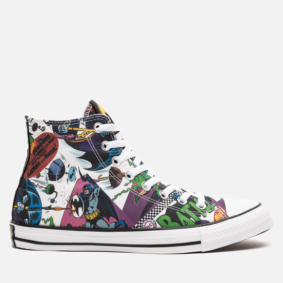 Мужские кеды Converse x Batman Chuck Taylor All Star High White/Black/Multi