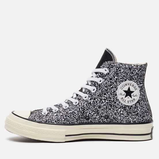 Мужские кеды Converse x JW Anderson Chuck 70 Glitter High Black