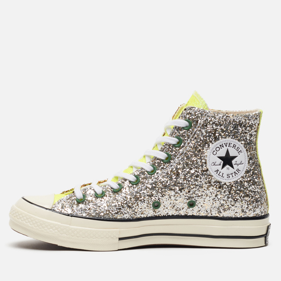 Кеды Converse x JW Anderson Chuck 70 Glitter High Brown/Cream