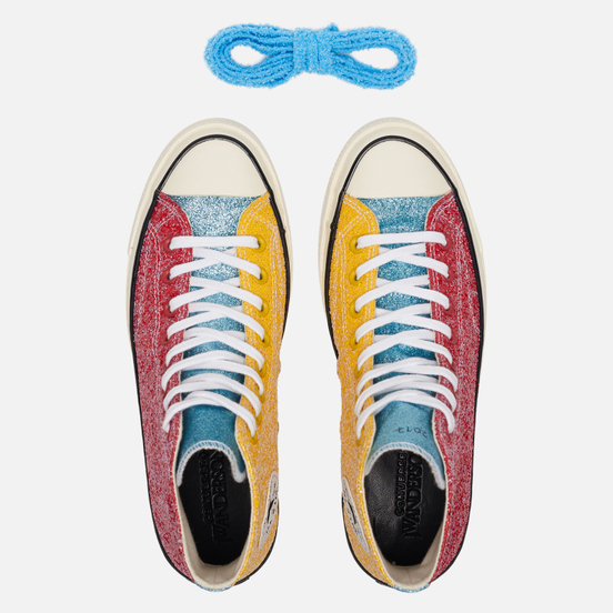 Кеды Converse x JW Anderson Chuck 70 Glitter High Red