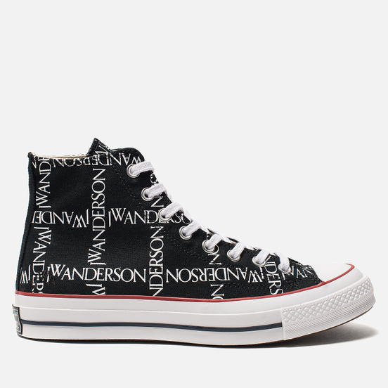 Кеды Converse x JW Anderson Chuck 70 High Black/White/Insignia Red