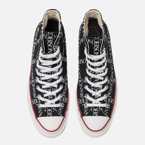Кеды Converse x JW Anderson Chuck 70 High Black/White/Insignia Red