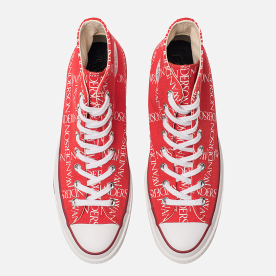 Кеды Converse x JW Anderson Chuck 70 High Flame Scarlet/White/White