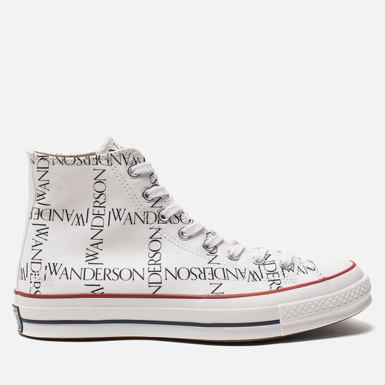 Кеды Converse x JW Anderson Chuck 70 High White/Black/Insignia Red