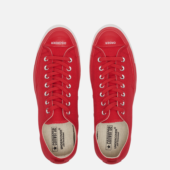 Кеды Converse x Undercover All Star Chuck 70 Low Racing Red/White