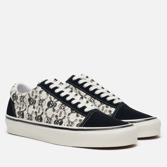 Кеды Vans Old Skool 36 DX Anaheim Factory Skulls/Black/White