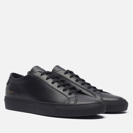  Мужские кеды Common Projects Original Achilles Low, цвет чёрный, размер 47 EU