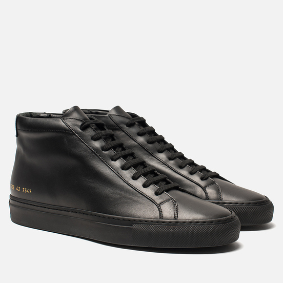 Мужские кеды Common Projects Original Achilles Mid Black